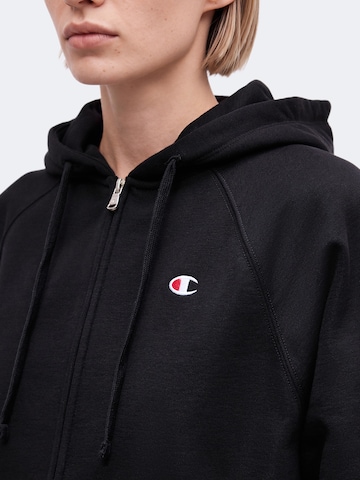 Champion Кофта на молнии в Черный