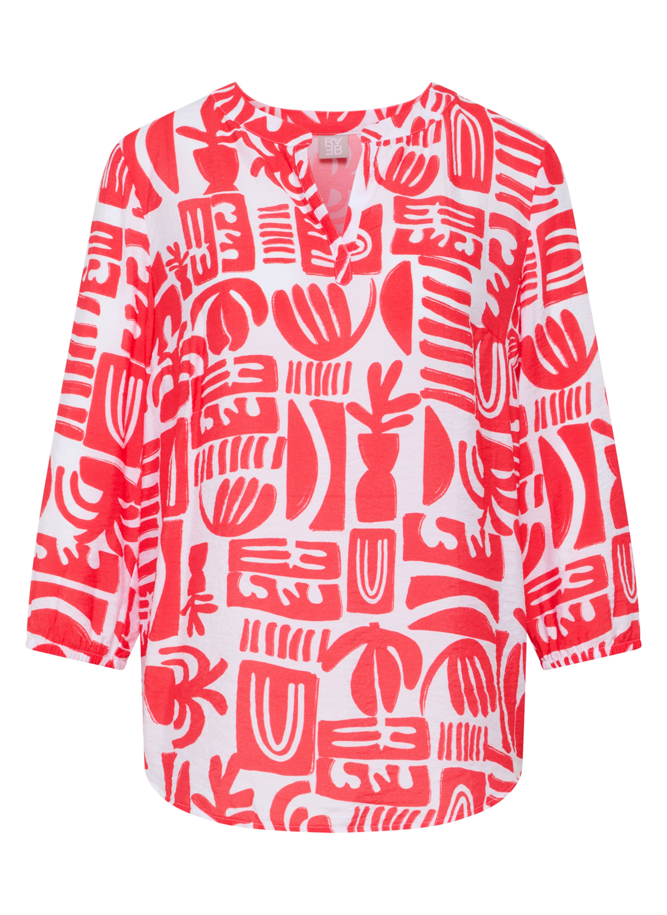 Rabe Bluse in Orange: Vorderseite