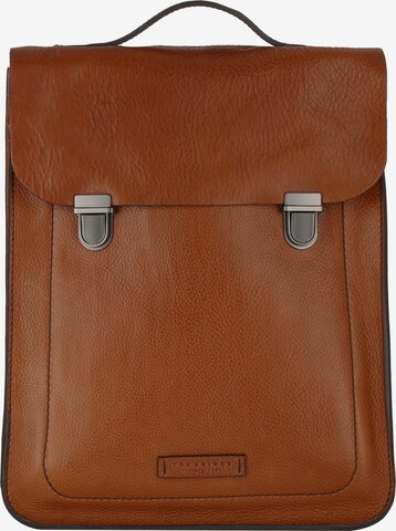 The Bridge Backpack 'Ettore' in Brown: front