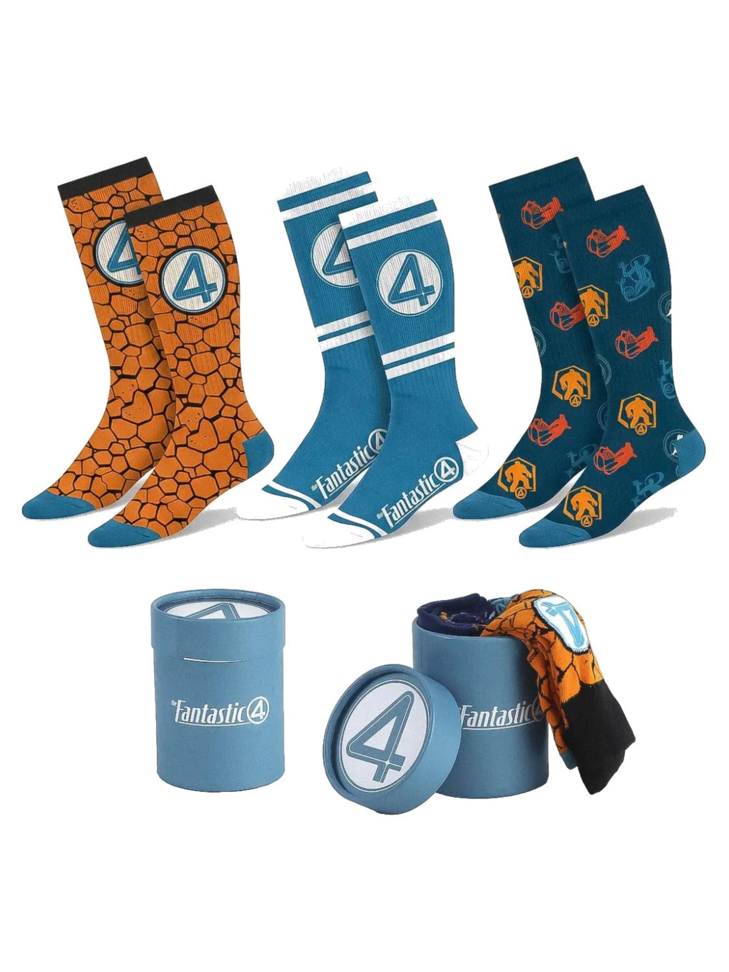 Marvel Avengers Sokken 'Marvel Fantastic Four' in Gemengde kleuren: voorkant