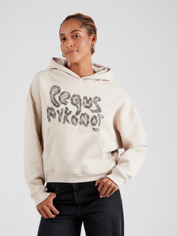 Pequs Sweatshirt in Beige: Vorderseite