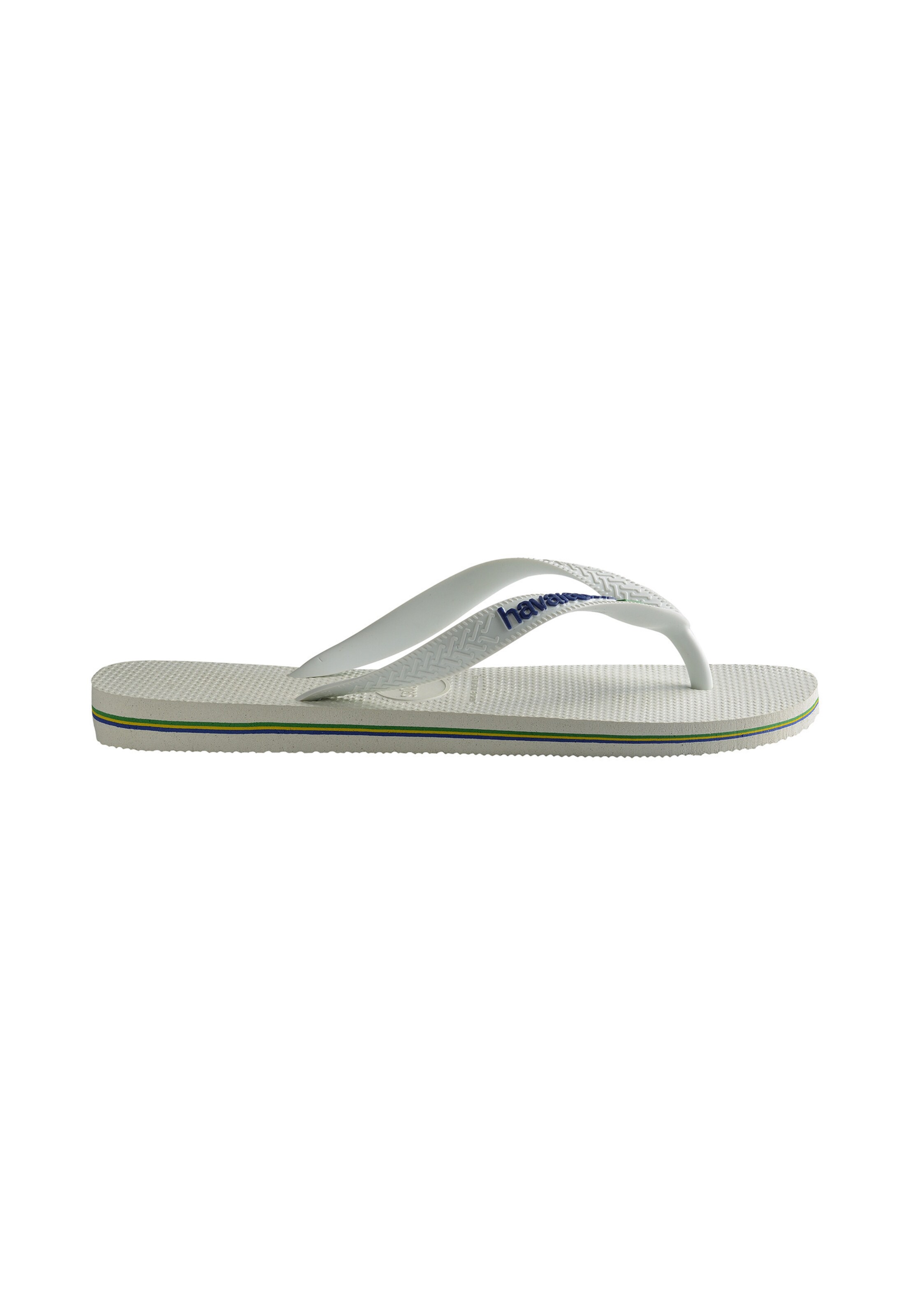 Tongs 'Brasil' HAVAIANAS en blanc