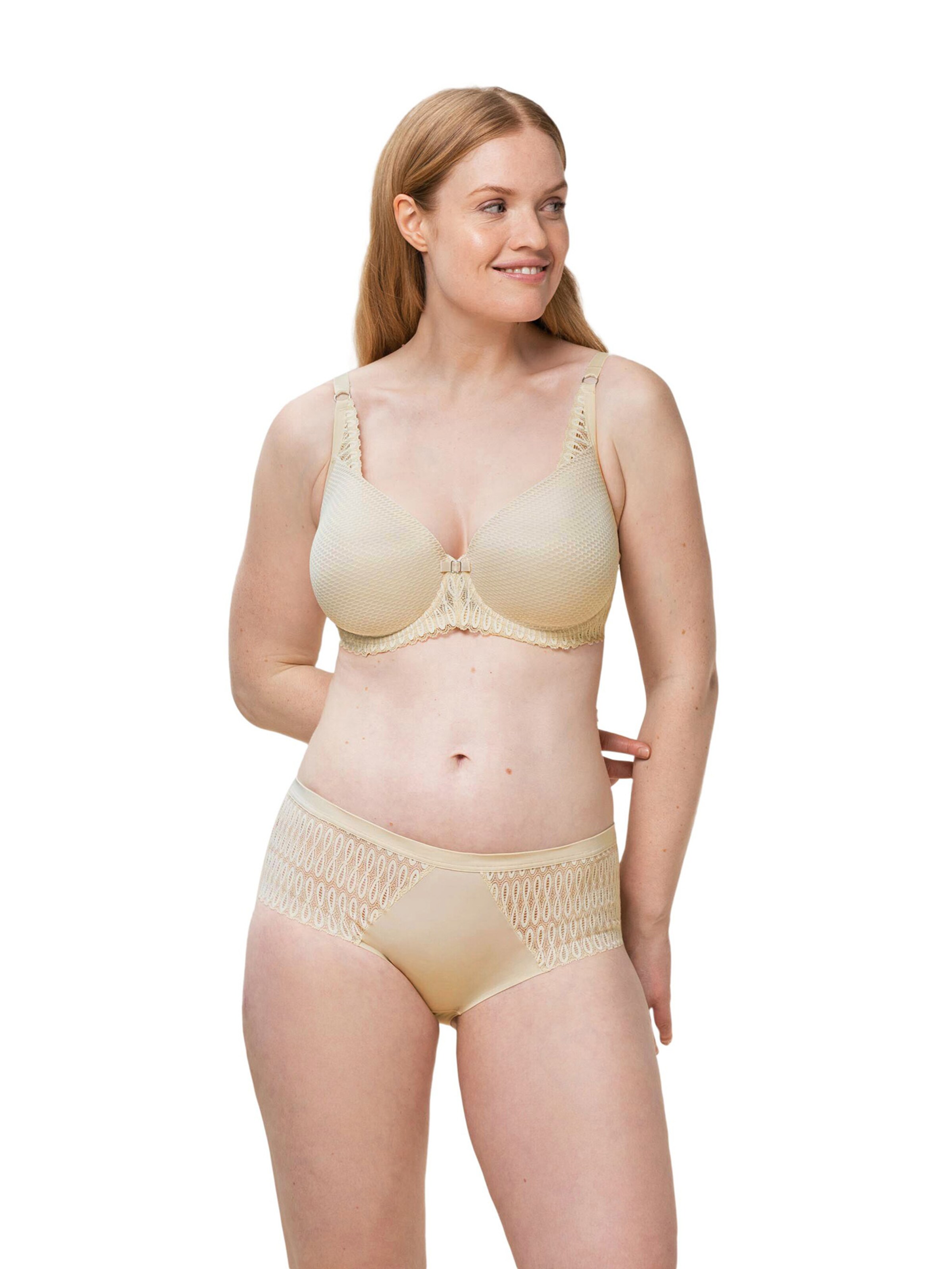 TRIUMPH T-shirt Bra ' Aura Spotlight ' in Beige