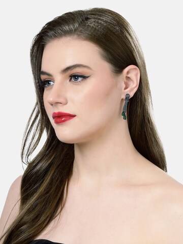 Boucles d'oreilles 'Amelieia' AVANT-GARDE PARIS en vert