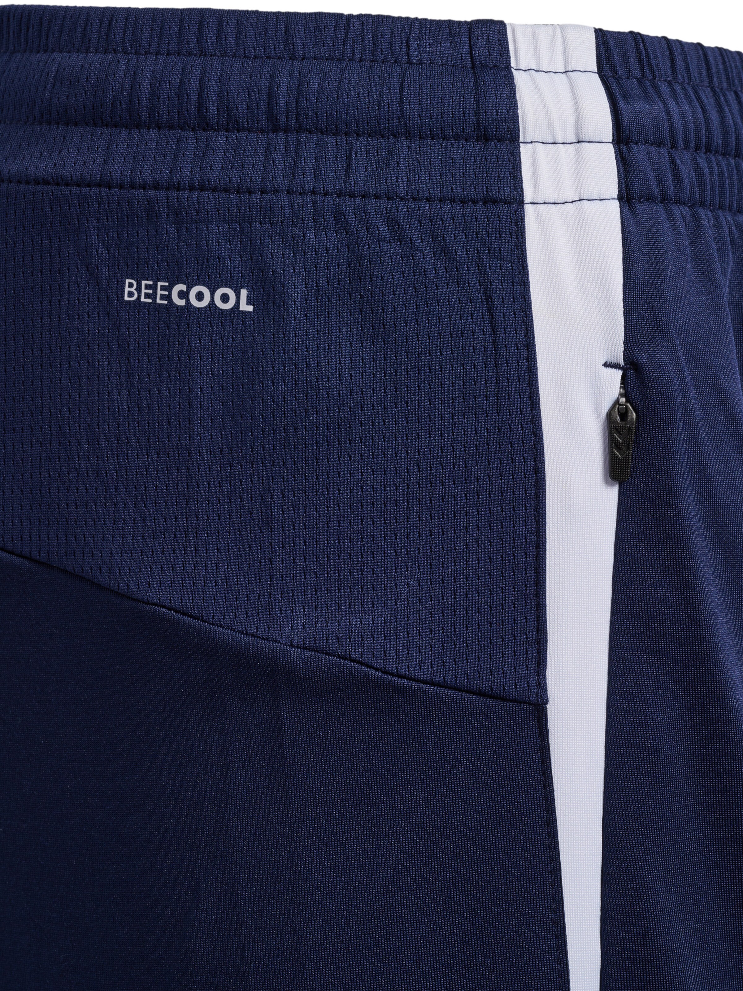 Hummel Regular Workout Pants 'Lead 2.0' in Blue