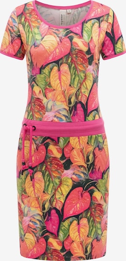 Ragwear Kleid 'Baomi Tropic Youmodo' in 34 in gelb / orange / pink / schwarz, Produktansicht