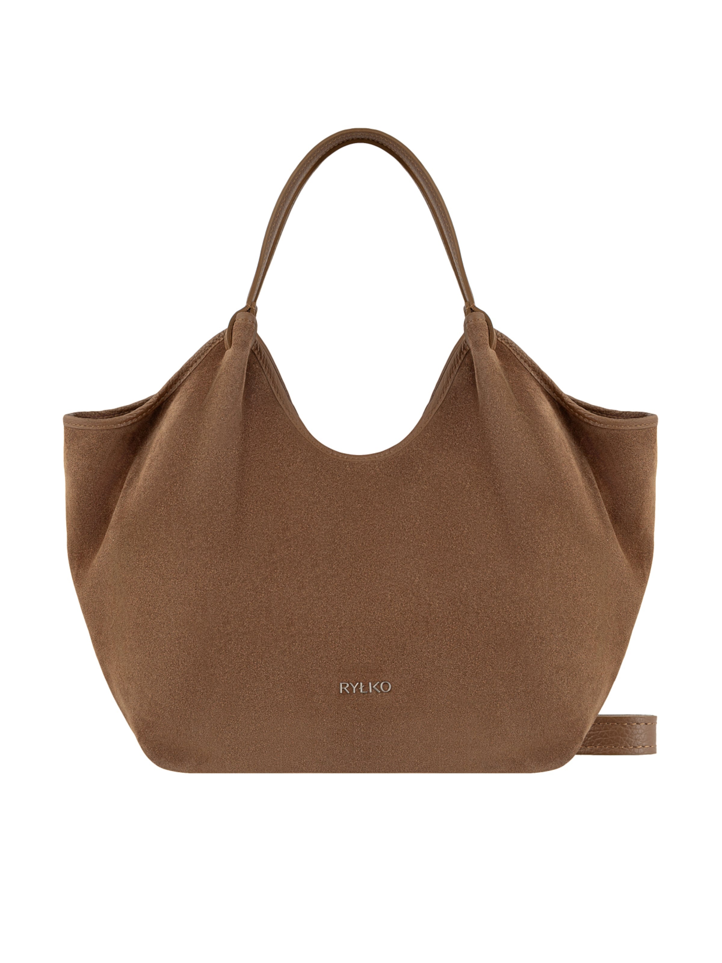 RYLKO Torba shopper w kolorze brązowy: przód