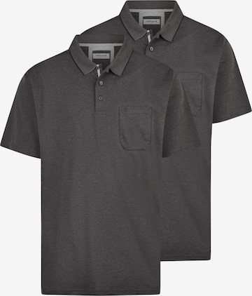 redmond Shirt 'Basic' in Grau: Vorderseite