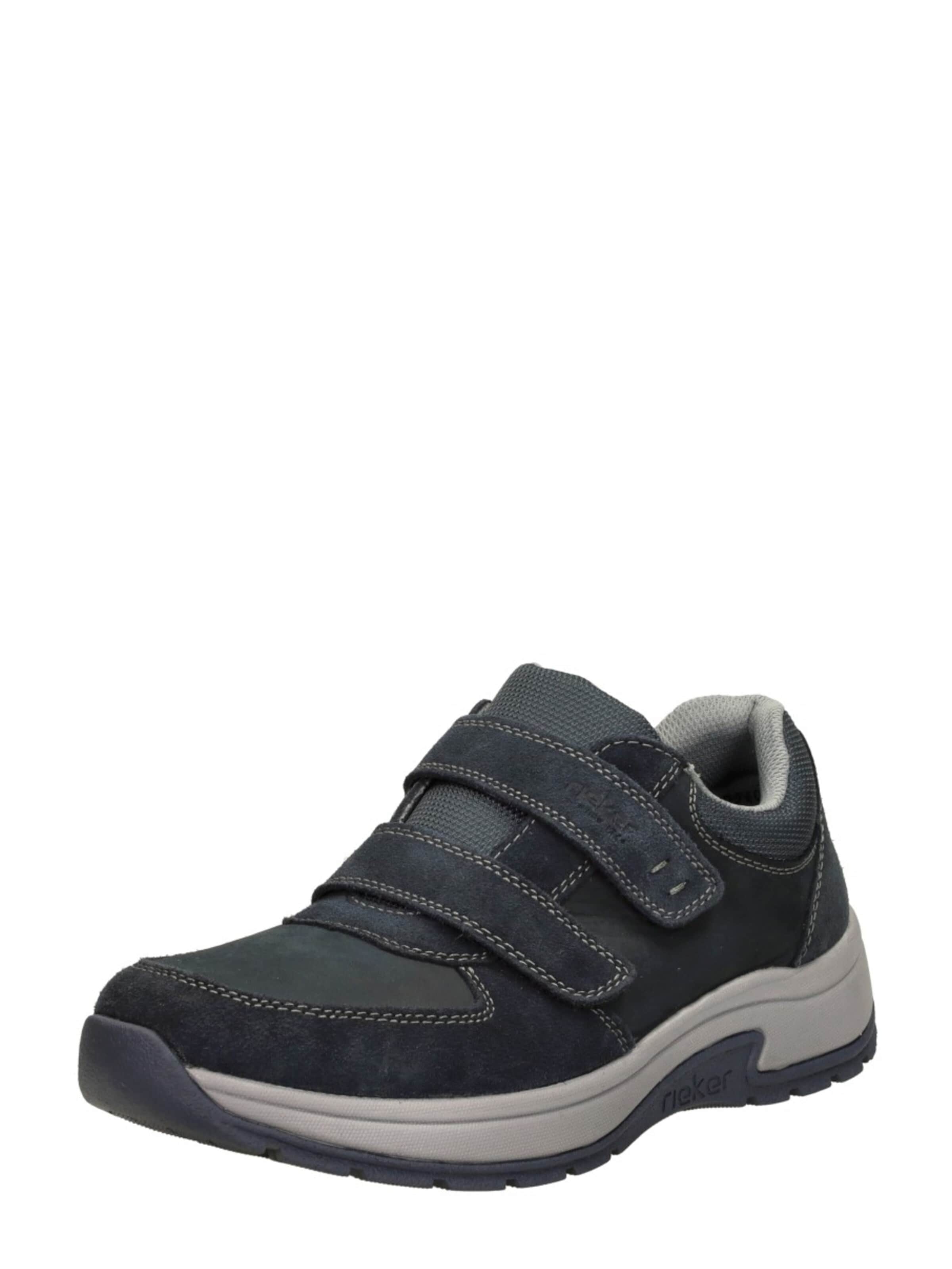 Baskets Rieker en bleu : devant