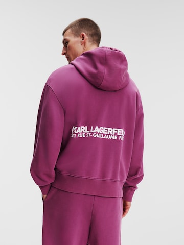 Karl Lagerfeld Суичър в розово