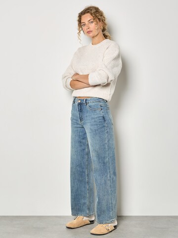 Apricot Waffle Rib Knit Soft Jumper ' ' in Beige