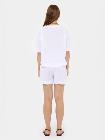 Hiccup - Calças de fato em branco