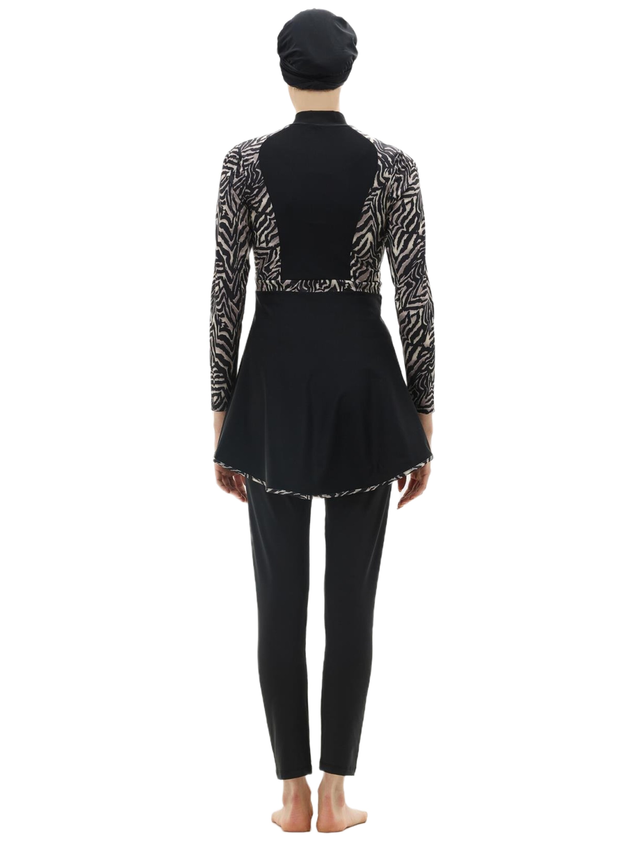 C&City Badpakjurk in Zwart