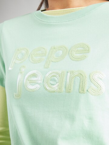Pepe Jeans Футболка 'ARIA' в Зеленый