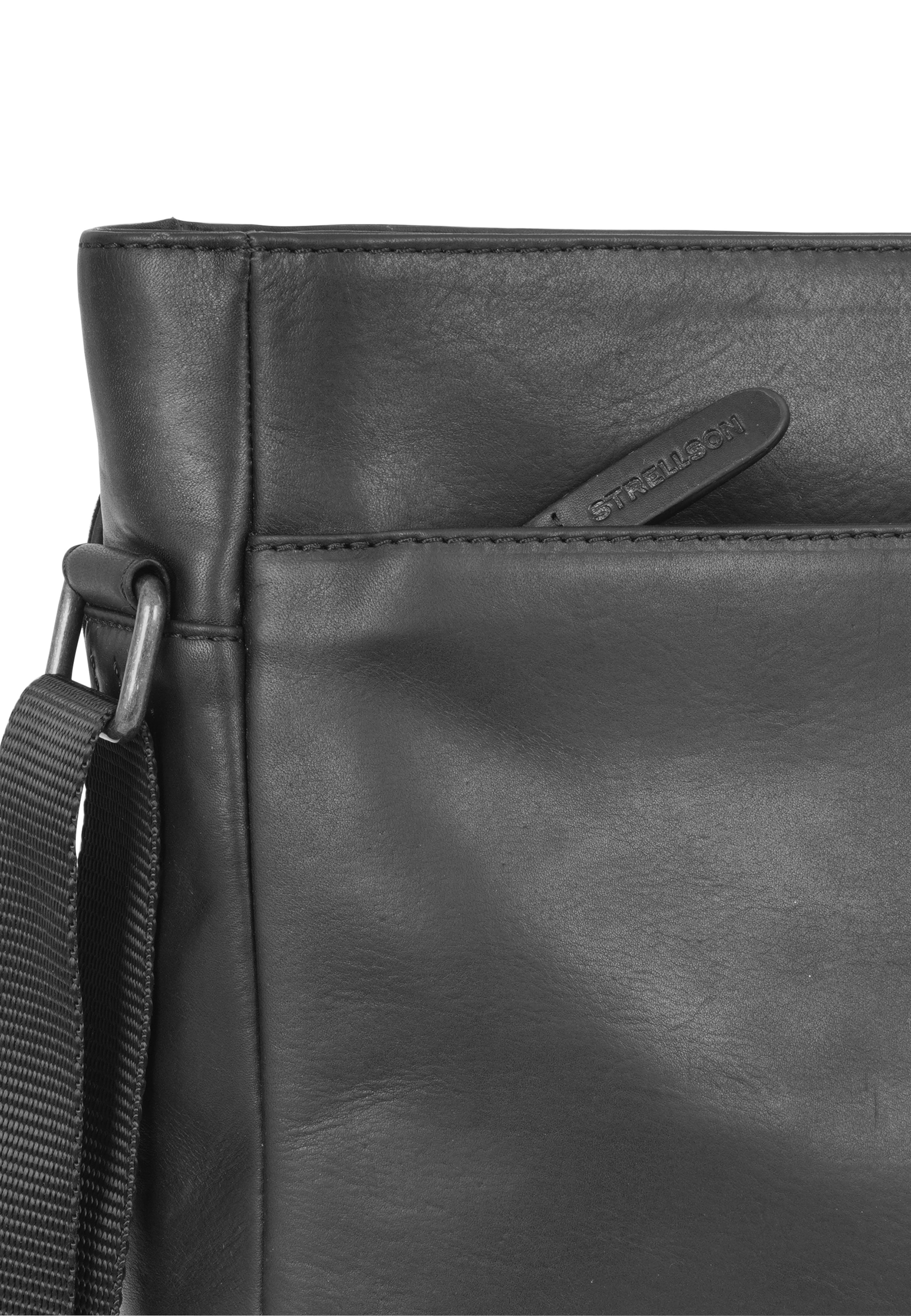 STRELLSON Schoudertas 'Stratford 2.0 Jeremy' in Zwart