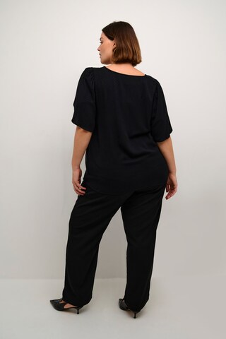 Camicia da donna 'Mirana' di KAFFE CURVE in nero