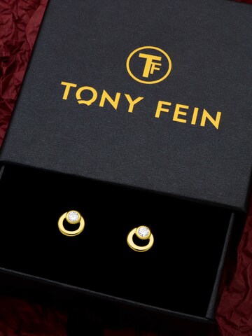 Tony Fein Ohrringe 'Rund' in Gelb