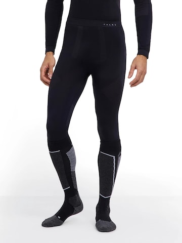 FALKE Sporthose '3/4' in Schwarz: Vorderseite