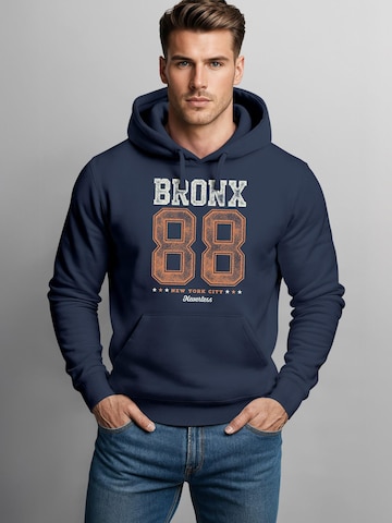 Neverless Sweatshirt 'Bronx New York' in Blue