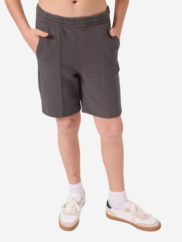 Tommy Life Broek 'TOMMY Shorts aus Jersey in normaler Passform' in Grijs: voorkant