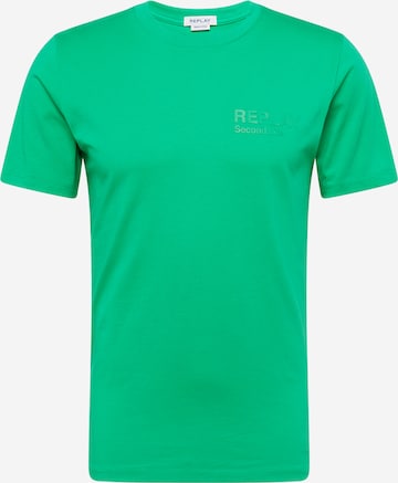 REPLAY T-Shirt in Grün: predná strana