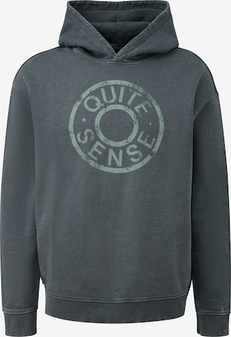 QS Sweatshirt in Blauw: voorkant