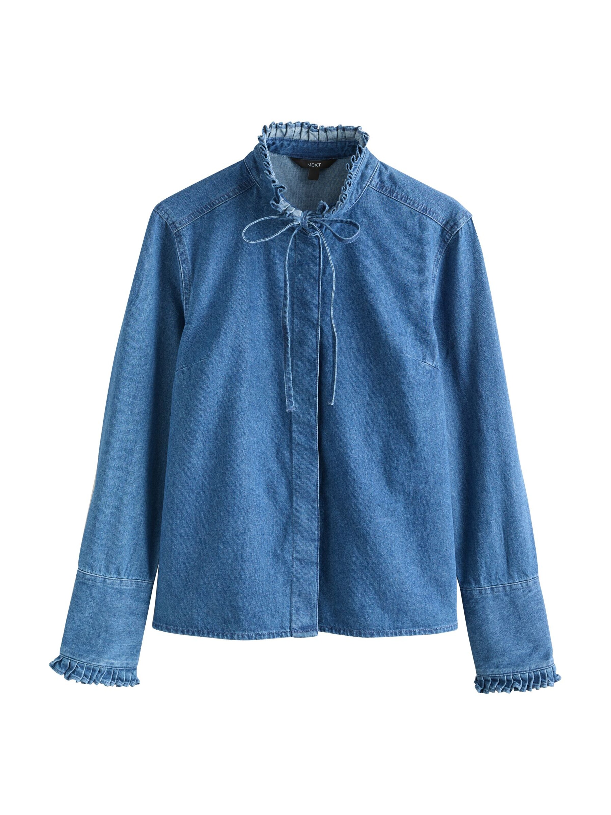 Next - Blusa en azul: frente