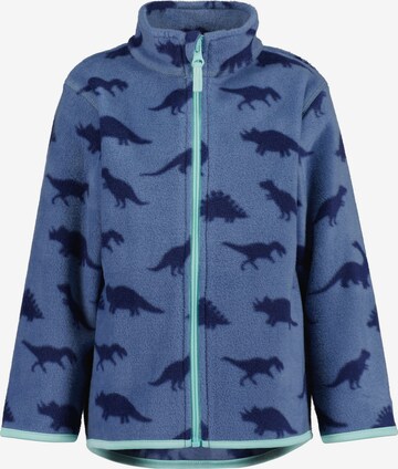 BLUE SEVEN Fleece jas in Blauw: voorkant