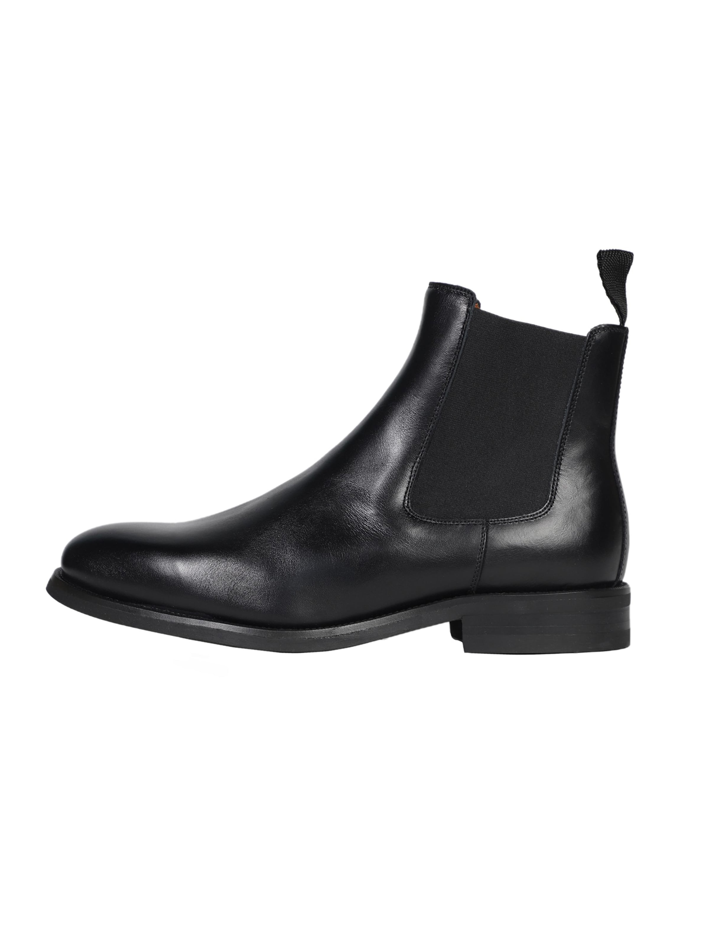 Scalpers Chelsea boots i svart: framsida