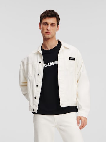 Karl LagerfeldPrijelazna jakna - bijela boja: prednji dio