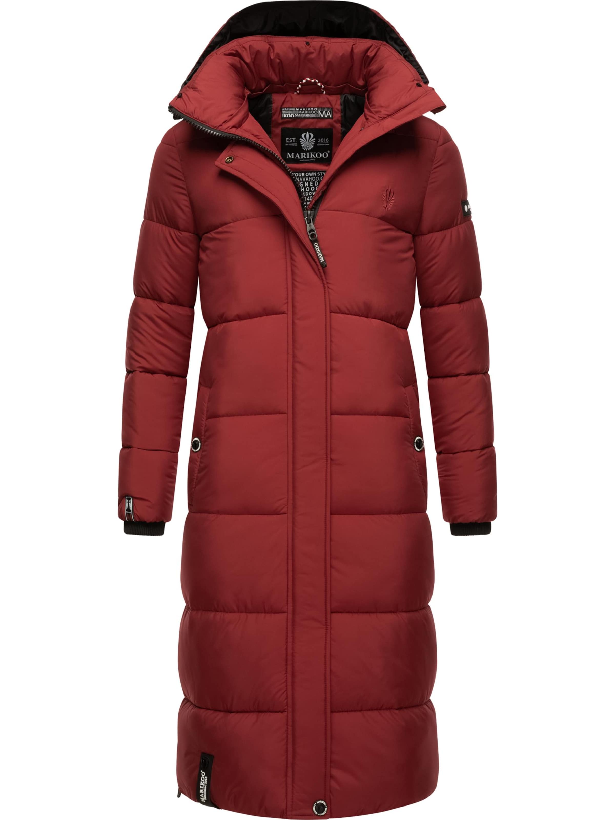 MARIKOO Vinterfrakke i rød