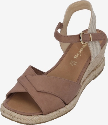 TAMARIS Sandals '28367' in Pink: front