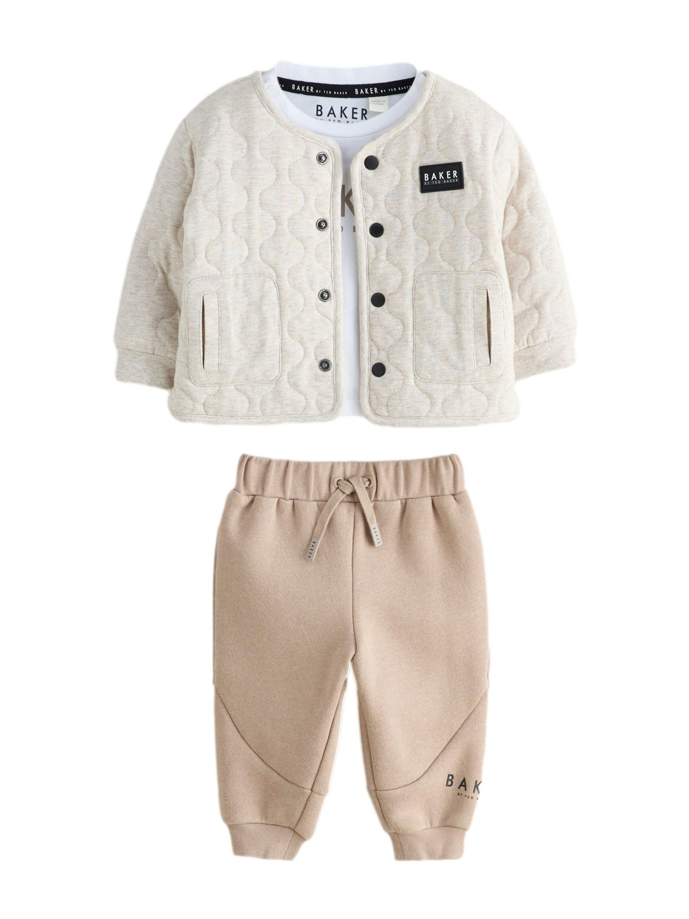 Set in 62 Baker by Ted Baker di colore greige / grigio chiaro / bianco, Visualizzazione prodotti