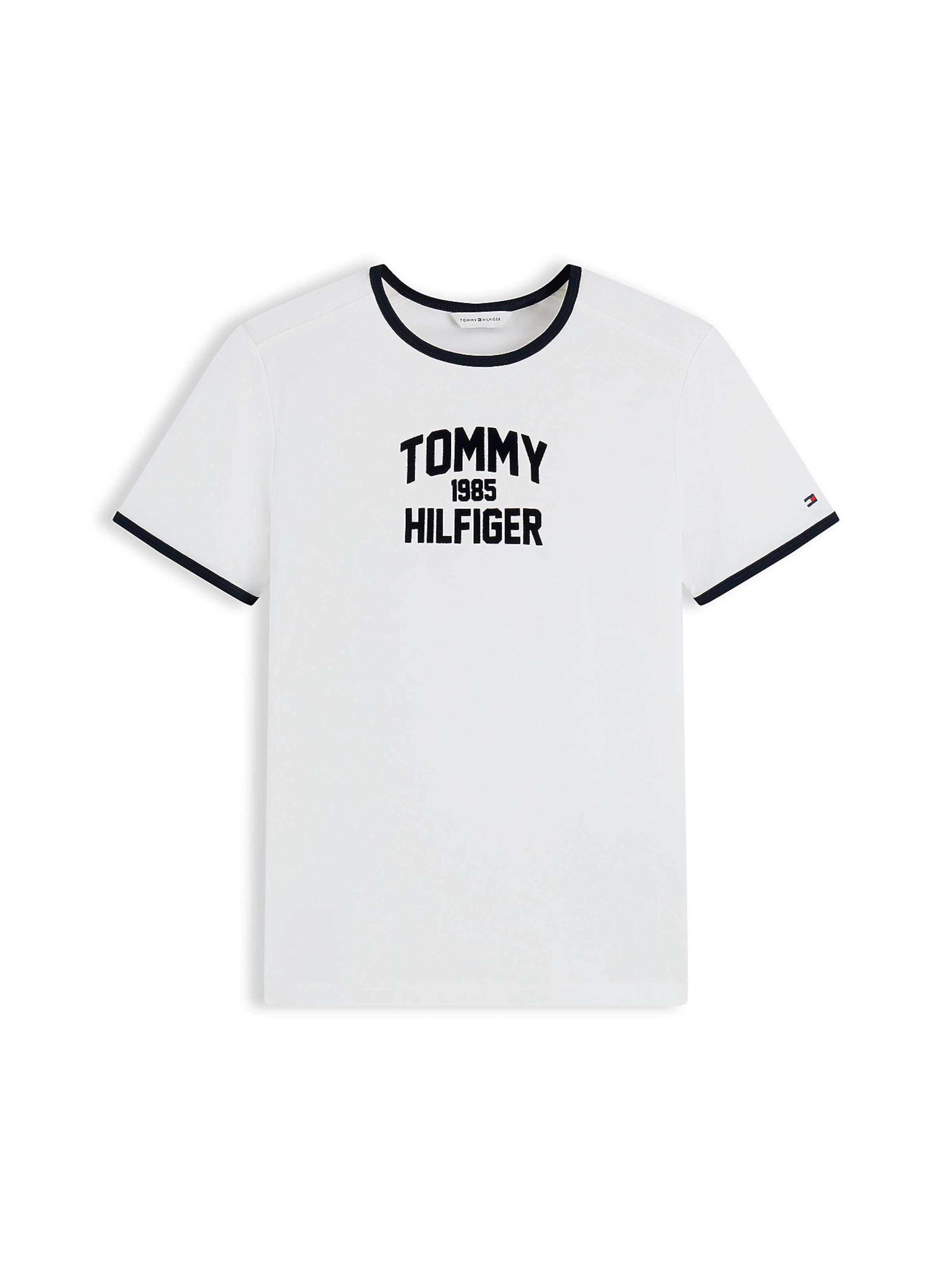 TOMMY HILFIGER T-Shirt in Weiß: Vorderseite
