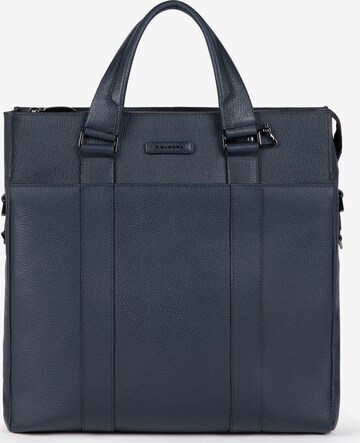 Piquadro Document Bag 'Special' in Blue: front