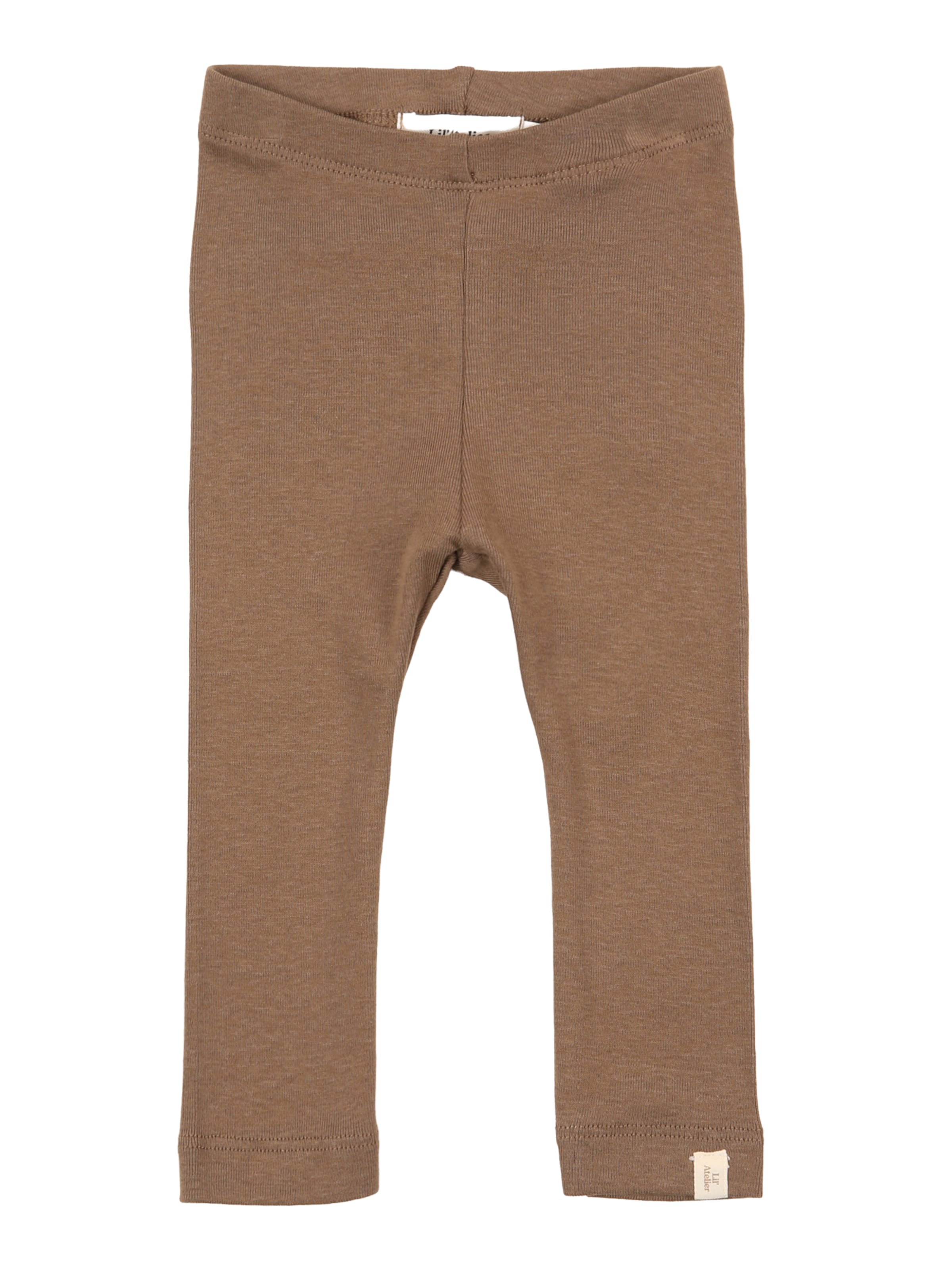 Lil'Atelier - Skinny Leggings 'NBNGAYO' en marrón: frente