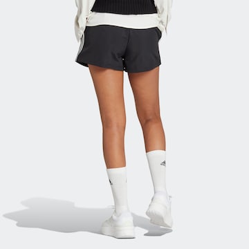 ADIDAS SPORTSWEAR Loosefit Παντελόνι φόρμας 'Essentials' σε μαύρο