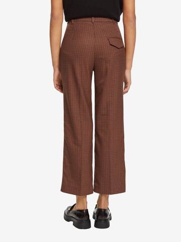 ESPRIT Regular Pleated Pants in Brown