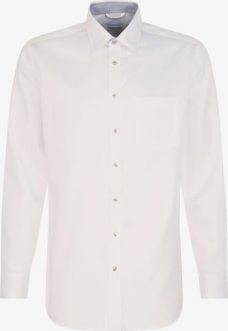 SEIDENSTICKER Regular fit Button Up Shirt in White: front