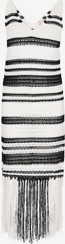 IZIAPletena haljina 'Fashion Look' - bijela boja: prednji dio