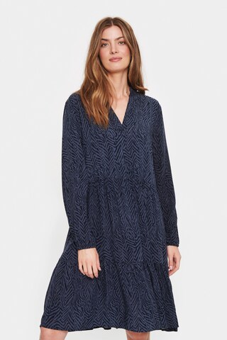 SAINT TROPEZ - Vestido 'Eda' em azul: frente