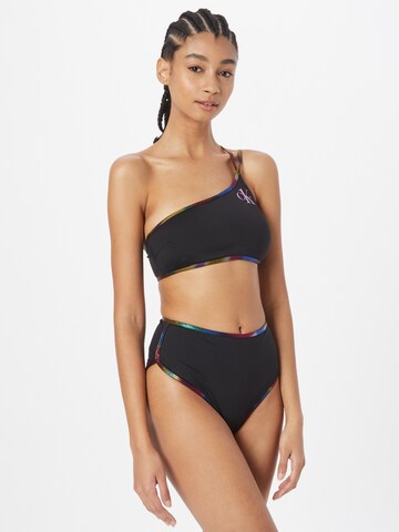 juoda Calvin Klein Swimwear Biustjė Bikinio viršutinė dalis 'Pride'