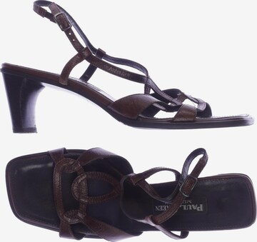 Paul Green Sandals & High-Heeled Sandals in 39,5 in Brown: front