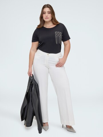 T-shirt Fiorella Rubino en noir