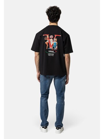 T-Shirt 'Tamaro Racing' 19V69 ITALIA en noir