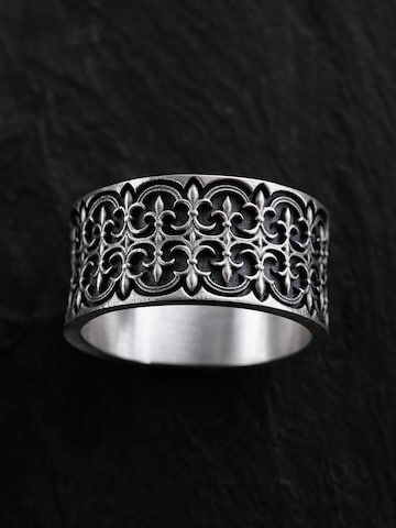 REYTEL - Anillo 'GOTHIC FLEUR DE LIS' en plata