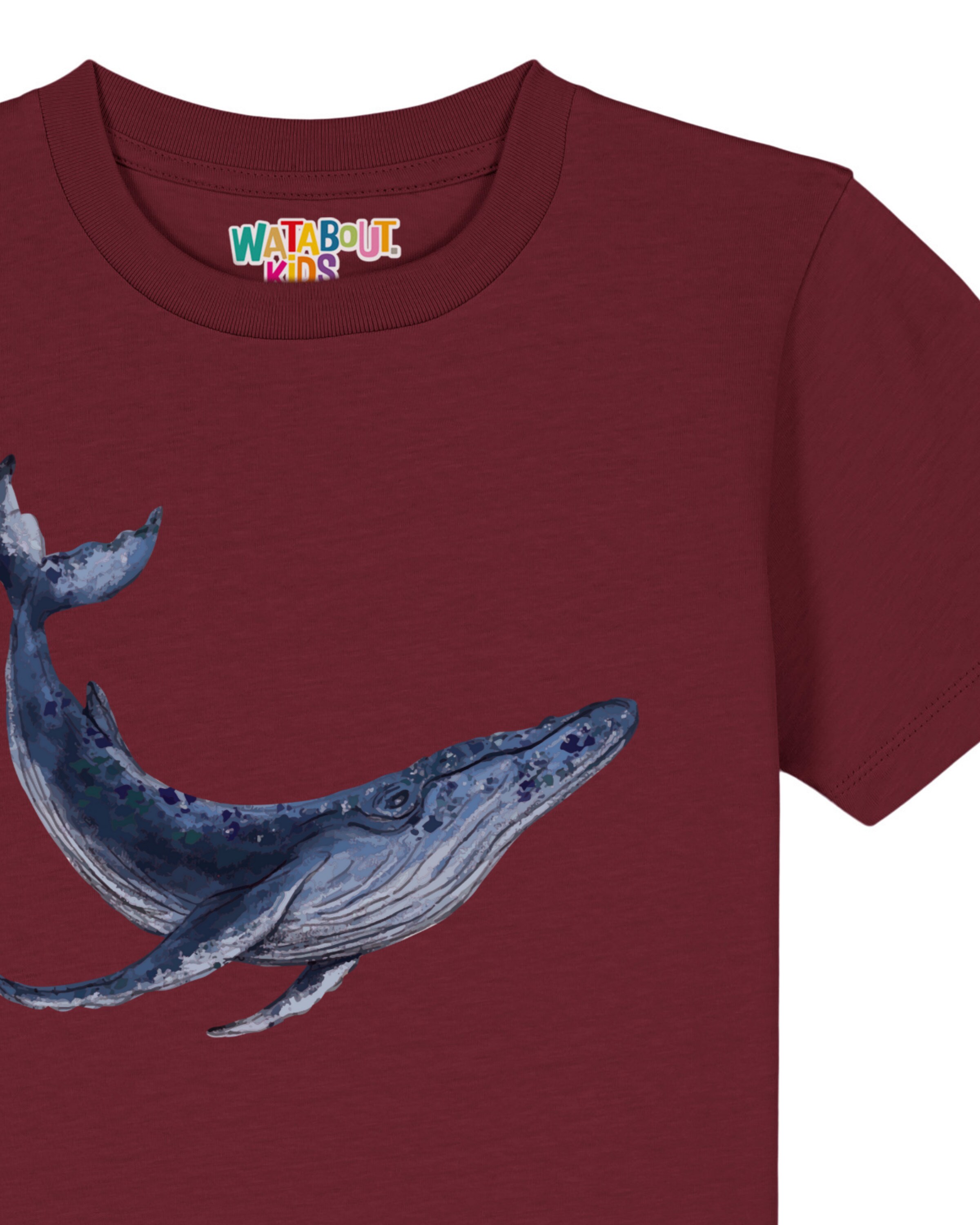 watabout.kids Shirt 'Wal' in Red