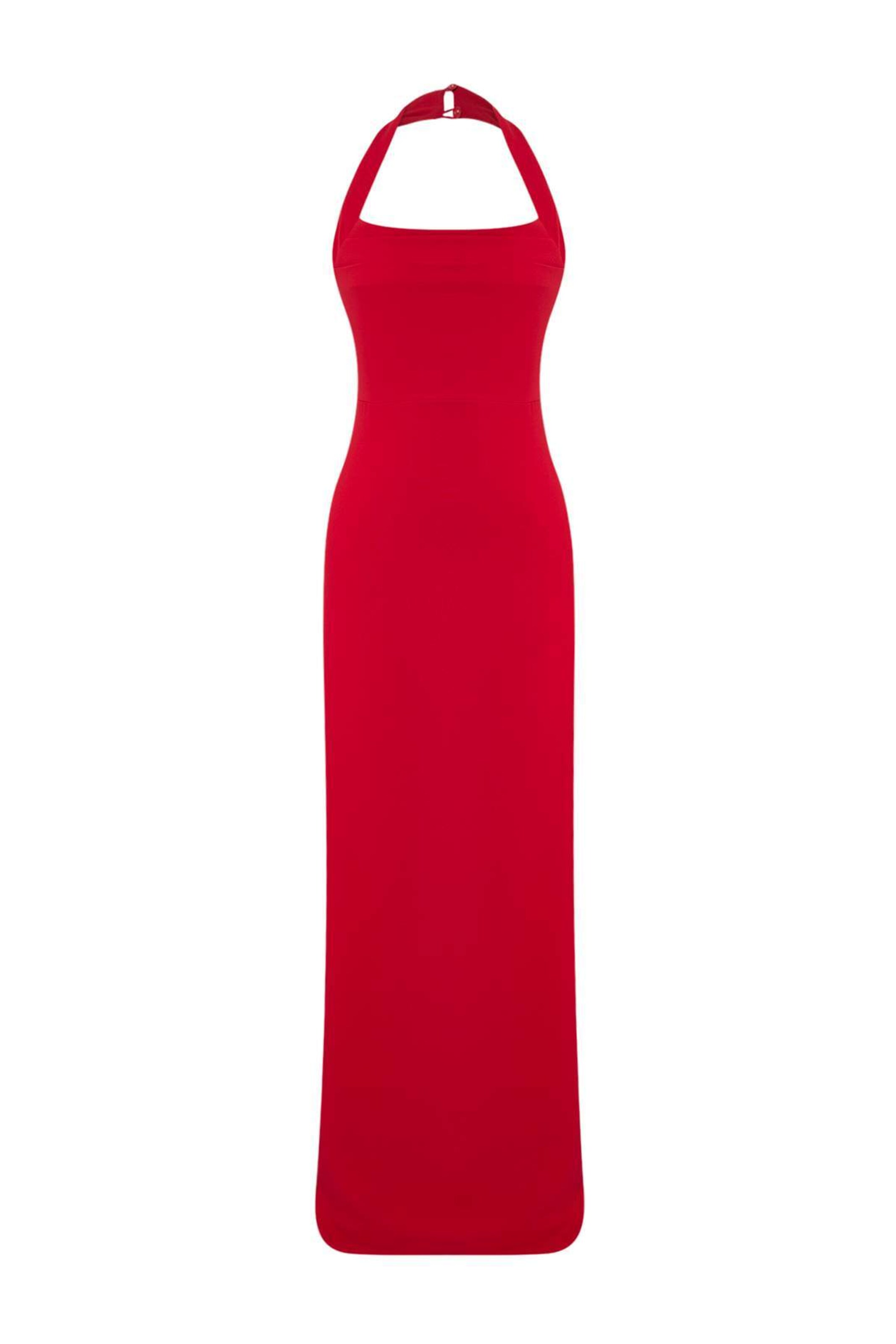 Robe de soirée Trendyol en rouge : devant