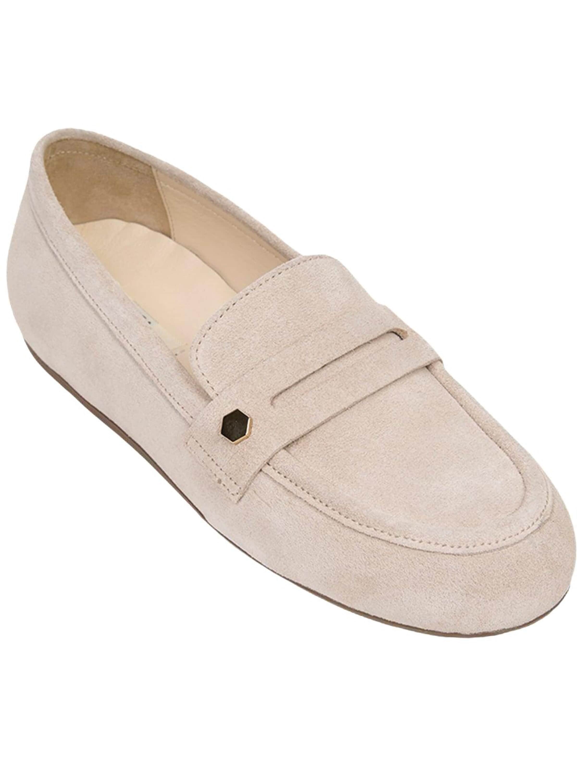 Desa Classic Flats 'Beleg' in Beige: front