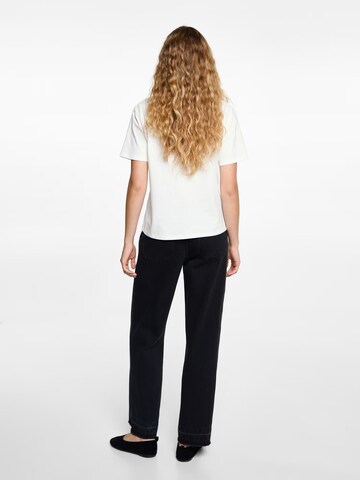 MANGO TEEN Shirt 'ROLLMARG' in White